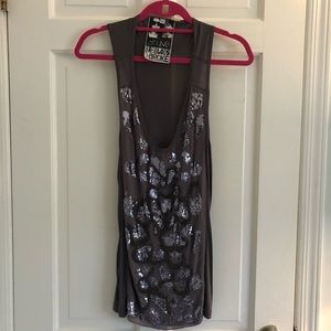 Young Fabulous & Broke Sequin Top